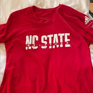 Adidas NC State Wolfpack Red Tee